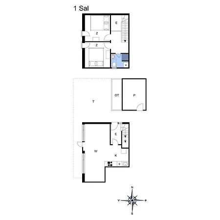 דירה Bv100-blavand-blavandvej-53-c *